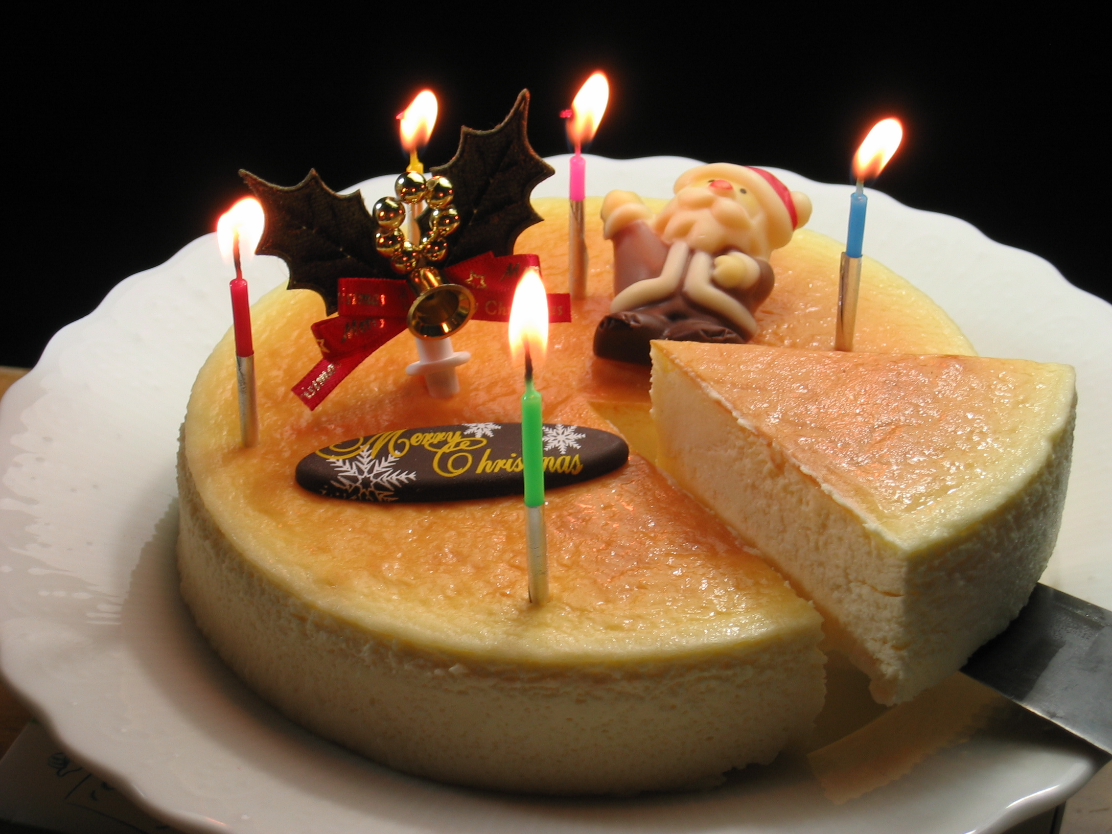 【12/5から発送可能】Xmas盛岡チロルふわっと超濃厚スプーンで食べるクリームチーズケーキ5号15センチ